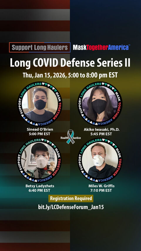 Long COVID Defense Series II featuring 4 Virtual Q&A Sessions